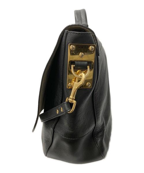 sophie hulme（ソフィーヒュルム）SOPHIE HULME (ソフィーヒュルム) 2WAYショルダーバッグ ブラックの古着・服飾アイテム