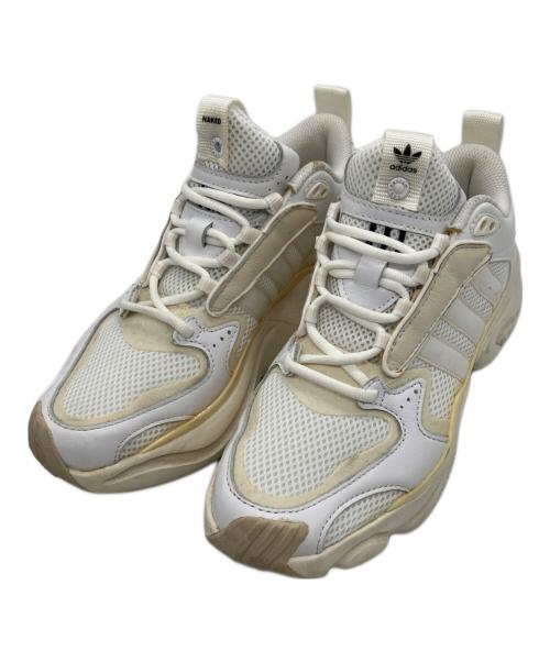 adidas（アディダス）adidas (アディダス) MAGMUR RUNNER NAKEDスニーカー(マグマ ランナーネイキッド) アイボリー サイズ:6 1/2の古着・服飾アイテム