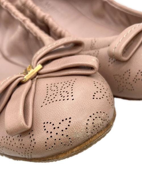 LOUIS VUITTON（ルイ ヴィトン）LOUIS VUITTON (ルイ ヴィトン) モノグラム マヒナ バレエシューズ ピンク サイズ:35.5の古着・服飾アイテム