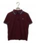 FRED PERRY（フレッドペリー）の古着「2ラインカラーポロシャツ」｜ブルー×ブラウン