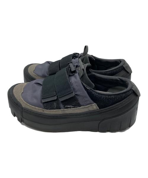 Onitsuka Tiger（オニツカタイガー）Onitsuka Tiger (オニツカタイガー) CHUNKY SLIP-ON スニーカー（チャンキースリッポン） ブラック サイズ:US5 1/2の古着・服飾アイテム