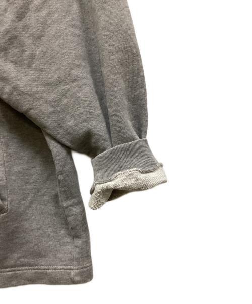DRIES VAN NOTEN（ドリスヴァンノッテン）DRIES VAN NOTEN (ドリスヴァンノッテン) ショルダージップスウェット グレー サイズ:FREEの古着・服飾アイテム