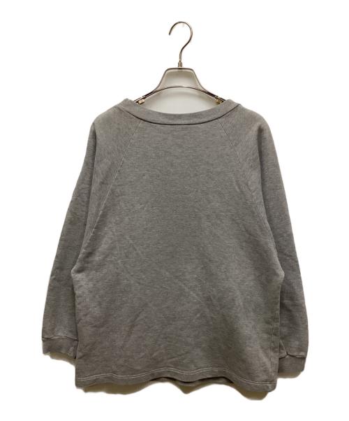 DRIES VAN NOTEN（ドリスヴァンノッテン）DRIES VAN NOTEN (ドリスヴァンノッテン) ショルダージップスウェット グレー サイズ:FREEの古着・服飾アイテム