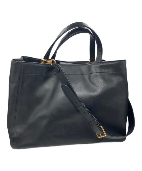 COLE HAAN（コールハーン）COLE HAAN (コールハーン) Zoe Work Tote Shoulder Handbag ブラックの古着・服飾アイテム