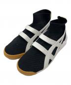 Onitsuka Tigerオニツカタイガー）の古着「KNIT TRAINER /ニットトレーナースニーカー」｜ホワイト×ブラック