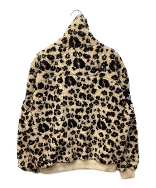 THE NORTH FACE WHITE LABEL（ザノースフェイスホワイトレーベル）THE NORTH FACE White Label (ザノースフェイスホワイトレーベル) NOVELTY RIMO FLEECE JACKET / リモ レオパードフリースジャケット ブラウン×ベージュ サイズ:Sの古着・服飾アイテム