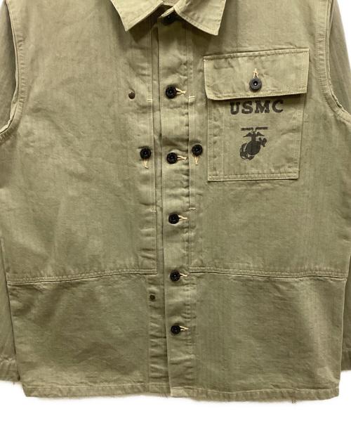 BUZZ RICKSON'S（バズリクソンズ）BUZZ RICKSON'S (バズリクソンズ) HERRINGBONE USMC JACKET オリーブ サイズ:38の古着・服飾アイテム