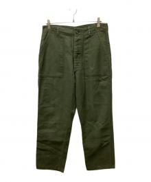 US ARMY（ユーエスアーミー）の古着「TROUSERS, MAN'S, COTTON SATEEN  OG-107, TYPE 1」｜オリーブ