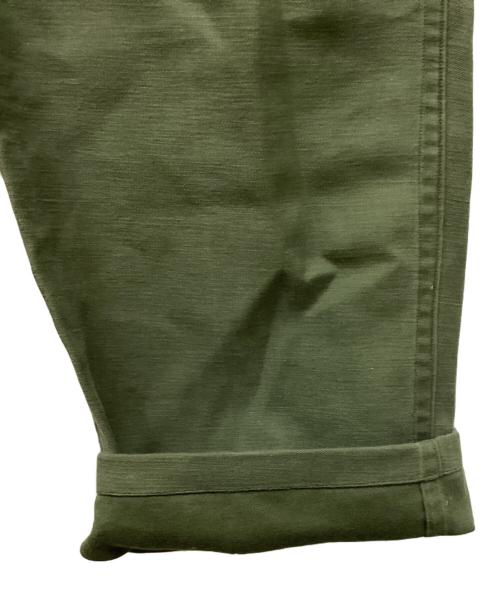 US ARMY（ユーエスアーミー）US ARMY (ユーエスアーミー) TROUSERS, MAN'S, COTTON SATEEN  OG-107, TYPE 1 オリーブ サイズ:W34 L31の古着・服飾アイテム