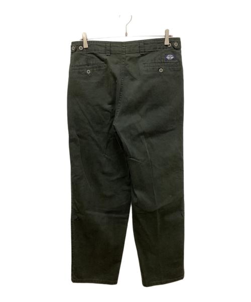 DOCKERS（ドッカーズ）DOCKERS (ドッカーズ) タックパンツ グリーン サイズ:表記なしの古着・服飾アイテム