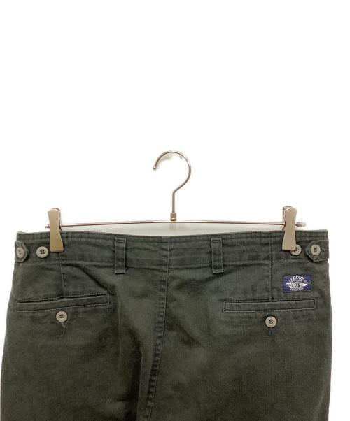 DOCKERS（ドッカーズ）DOCKERS (ドッカーズ) タックパンツ グリーン サイズ:表記なしの古着・服飾アイテム