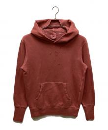 TMT（ティーエムティー）の古着「SHOT GUN DAMAGE HOODIE(ショットガンダメージフーディ)」｜ピンク