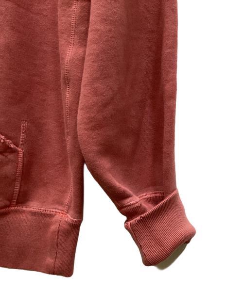 TMT（ティーエムティー）TMT (ティーエムティー) SHOT GUN DAMAGE HOODIE(ショットガンダメージフーディ) ピンク サイズ:Mの古着・服飾アイテム