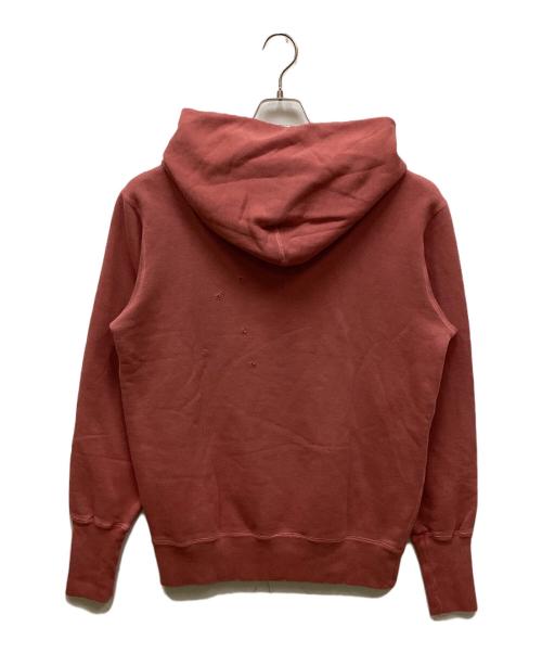 TMT（ティーエムティー）TMT (ティーエムティー) SHOT GUN DAMAGE HOODIE(ショットガンダメージフーディ) ピンク サイズ:Mの古着・服飾アイテム