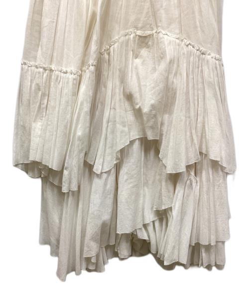 CASA FLINE（カーサフライン）CASA FLINE (カーサフライン) コットンティアードスカート アイボリー サイズ:freeの古着・服飾アイテム