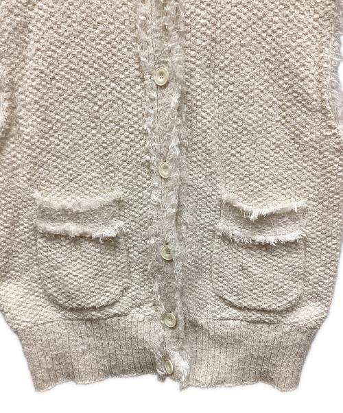 BEAUTY&YOUTH（ビューティーアンドユース）BEAUTY&YOUTH (ビューティーアンドユース) コットンMIXツイードベスト アイボリー サイズ:FREEの古着・服飾アイテム