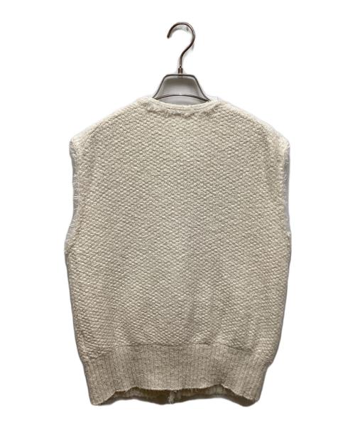 BEAUTY&YOUTH（ビューティーアンドユース）BEAUTY&YOUTH (ビューティーアンドユース) コットンMIXツイードベスト アイボリー サイズ:FREEの古着・服飾アイテム