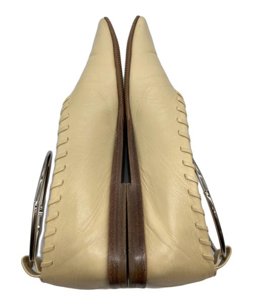 JIL SANDER（ジルサンダー）JIL SANDER (ジルサンダー) メタルアンクレット フラットシューズ クリーム サイズ:37の古着・服飾アイテム