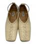 中古・古着 JIL SANDER (ジルサンダー) メタルアンクレット フラットシューズ クリーム サイズ:37：30000円