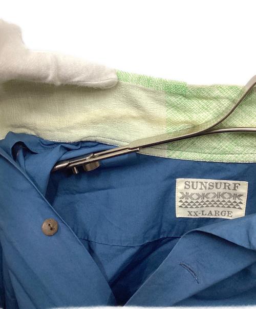 Sun Surf（サンサーフ）Sun Surf (サンサーフ) ダイナーシャツ ブルー サイズ:XXLの古着・服飾アイテム