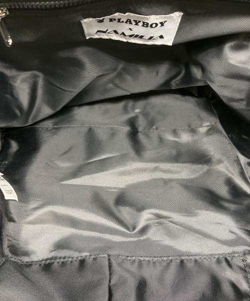 PLAY BOY（プレイボーイ）PLAY BOY (プレイボーイ) NAMILIA (ナミリア) 2WAYエコレザーバッグ ブラックの古着・服飾アイテム