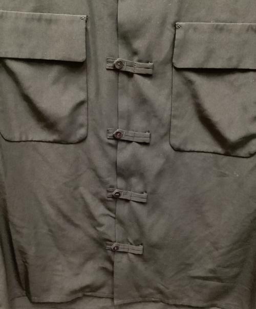 TAKESHI KOSAKA by Y's Pink Label（タケシコウサカ バイ ワイズピンクレーベル）TAKESHI KOSAKA by Y's Pink Label (タケシコウサカ バイ ワイズピンクレーベル) オープンカラーブラウス ブラック サイズ:2の古着・服飾アイテム