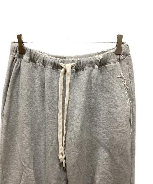 DISCOVERED（ディスカバード）DISCOVERED (ディスカバード) LOOPING DAMAGE SWEAT PANTS / ダメージスウェットパンツ グレー サイズ:1の古着・服飾アイテム