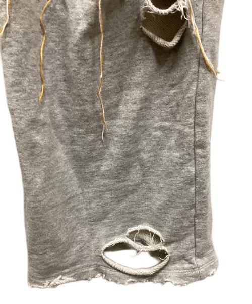 DISCOVERED（ディスカバード）DISCOVERED (ディスカバード) LOOPING DAMAGE SWEAT PANTS / ダメージスウェットパンツ グレー サイズ:1の古着・服飾アイテム