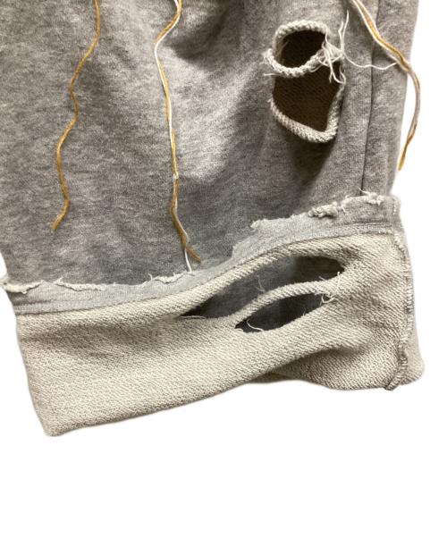 DISCOVERED（ディスカバード）DISCOVERED (ディスカバード) LOOPING DAMAGE SWEAT PANTS / ダメージスウェットパンツ グレー サイズ:1の古着・服飾アイテム