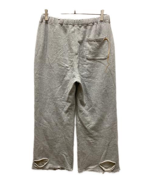 DISCOVERED（ディスカバード）DISCOVERED (ディスカバード) LOOPING DAMAGE SWEAT PANTS / ダメージスウェットパンツ グレー サイズ:1の古着・服飾アイテム