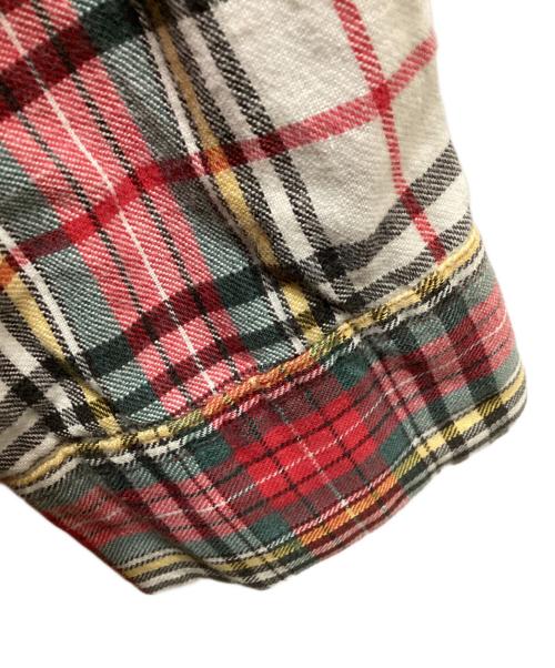 USED（ユーズド）USED (ユーズド) ヴィンテージシャツ レッド サイズ:Lの古着・服飾アイテム