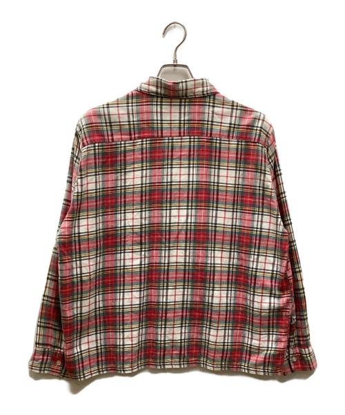 USED（ユーズド）USED (ユーズド) ヴィンテージシャツ レッド サイズ:Lの古着・服飾アイテム