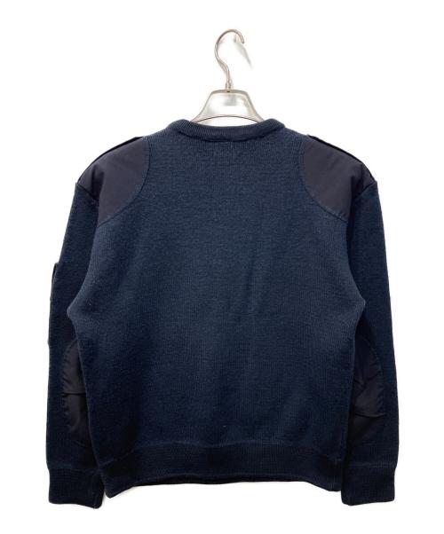 French Military（フレンチミリタリー）FRENCH MILITARY (フレンチミリタリー) コットンパッチ コマンド ニット ネイビー サイズ:112の古着・服飾アイテム