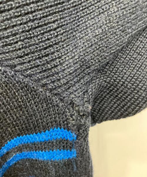 French Military（フレンチミリタリー）FRENCH MILITARY (フレンチミリタリー) コットンパッチ コマンド ニット ネイビー サイズ:112の古着・服飾アイテム