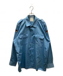 USED（ユーズド）の古着「ミリタリーシャツ」｜ブルー