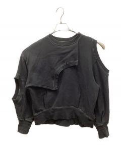 中古・古着通販】chalayan (チャラヤン) 異素材切替デザインスウェット