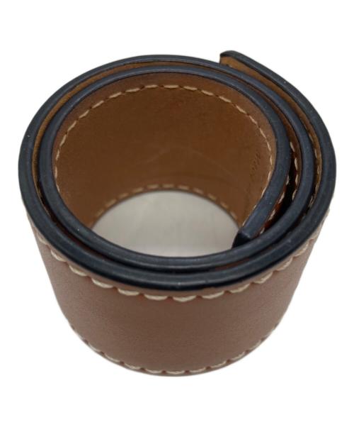 LOEWE（ロエベ）LOEWE (ロエベ) レザースラップブレスレット ブラウンの古着・服飾アイテム