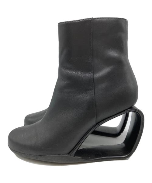 UNITED NUDE（ユナイテッドヌード）UNITED NUDE (ユナイテッドヌード) メビウスアンクルブーツ ブラック サイズ:38の古着・服飾アイテム