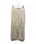 ELENDEEK (エレンディーク) FRINGE STRAIGHT SK ホワイト サイズ:02：5000円