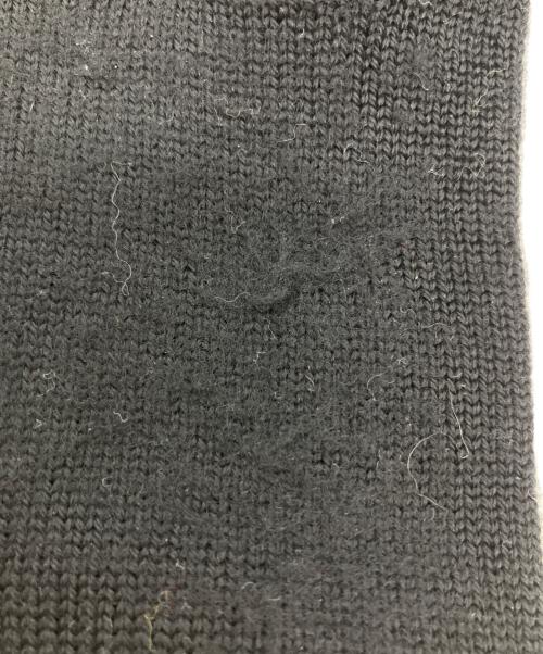 MONCLER（モンクレール）MONCLER (モンクレール) トリコロールウールグローブ ブラック サイズ:Mの古着・服飾アイテム