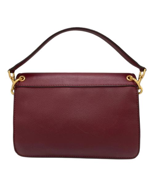 TORY BURCH（トリーバーチ）TORY BURCH (トリーバーチ) スエード切替2WAYバッグ ボルドーの古着・服飾アイテム