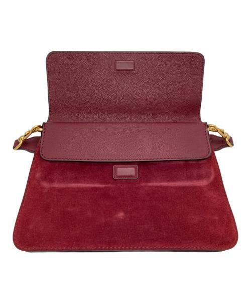 TORY BURCH（トリーバーチ）TORY BURCH (トリーバーチ) スエード切替2WAYバッグ ボルドーの古着・服飾アイテム