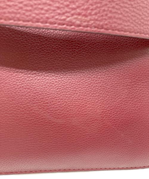 TORY BURCH（トリーバーチ）TORY BURCH (トリーバーチ) スエード切替2WAYバッグ ボルドーの古着・服飾アイテム