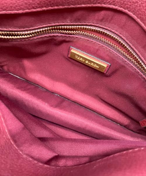 TORY BURCH（トリーバーチ）TORY BURCH (トリーバーチ) スエード切替2WAYバッグ ボルドーの古着・服飾アイテム