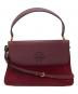 TORY BURCH（トリーバーチ）の古着「スエード切替2WAYバッグ」｜ボルドー