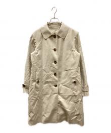 BURBERRY LONDON（バーバリーロンドン）の古着「裏ノバチェックライナー付ステンカラーコート」｜ベージュ