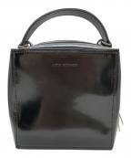 JUNYA WATANABEジュンヤワタナベ）の古着「LEATHER CUBE BAG」｜ブラック
