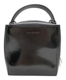 JUNYA WATANABE（ジュンヤワタナベ）の古着「LEATHER CUBE BAG」｜ブラック