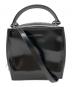 JUNYA WATANABE (ジュンヤワタナベ) LEATHER CUBE BAG ブラック：30000円