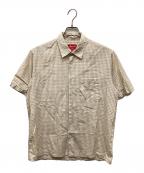 SUPREMEシュプリーム）の古着「Gingham S/S Shirt」｜ベージュ